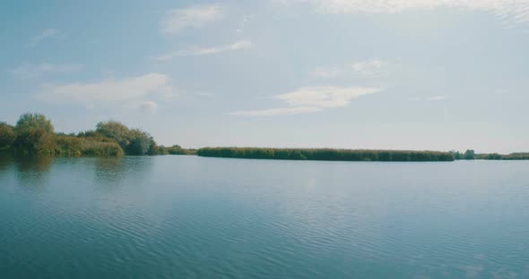 Travelling on Danube Delta with Speed Boat