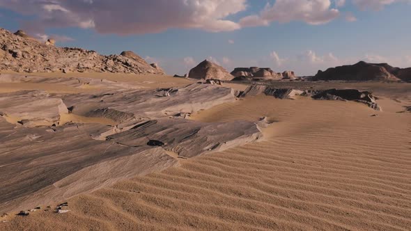 Landscapes Of The White Desert In Bahariya