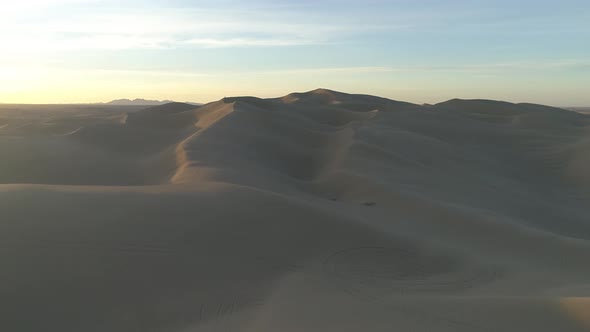 Aerial view of Yuma Desert alt