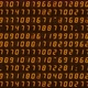 Digital numbers randomly blinking - VideoHive Item for Sale