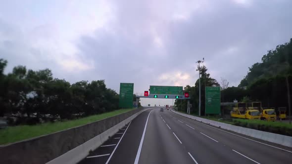 Road from Hong Kong to the Airport