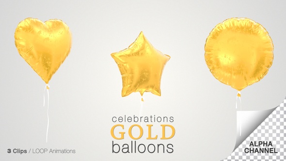 Gold Balloons alt