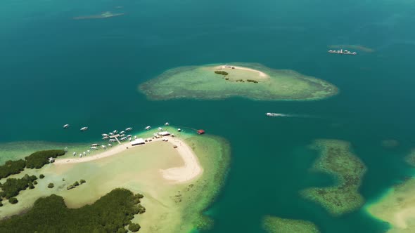 Tropical Islands and Coral Reef Philippines Palawan