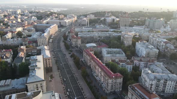 Kyiv - Aerial View of the Capital of Ukraine. Kiev