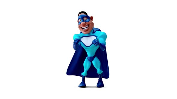 Fun 3D cartoon fun superhero boxing