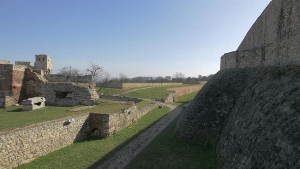 The ruins of Belgrade Fortress