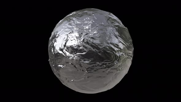 Silver Liquid Ball