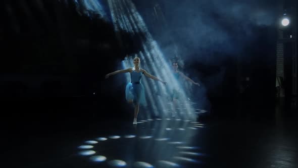 Girls Learn Ballet on the Big Stage