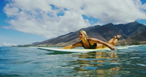 Woman Surfing