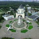 Aerial View of VDNKh Square in Moscow People Walking on Weekend - VideoHive Item for Sale