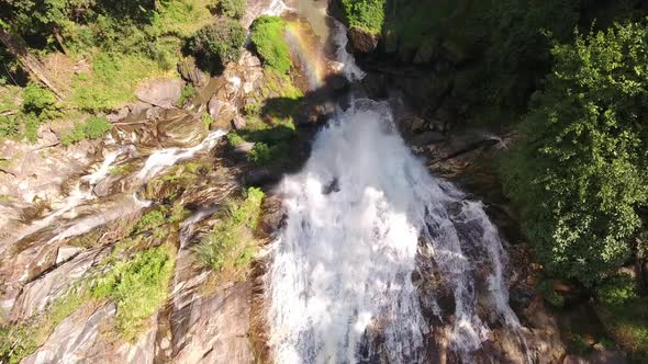 Waterfall At The Jungle