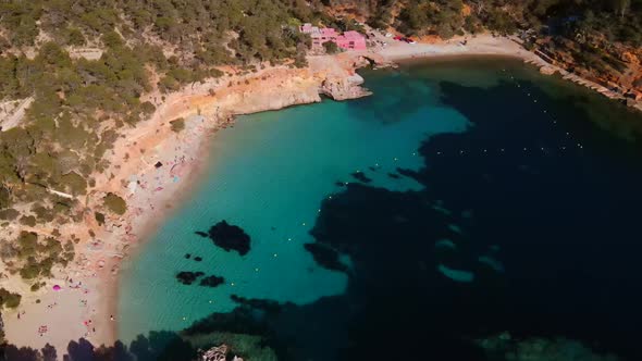 Cala Salada and Saladeta in Ibiza, Spain