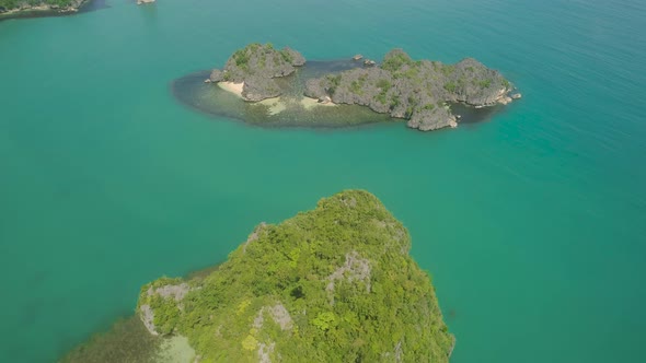 Seascape of Caramoan Islands, Camarines Sur, Philippines