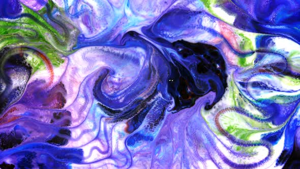 Abstract Colorful Paint Liquid Artistic Movement  alt