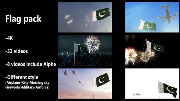 Pakistan Flag Pack