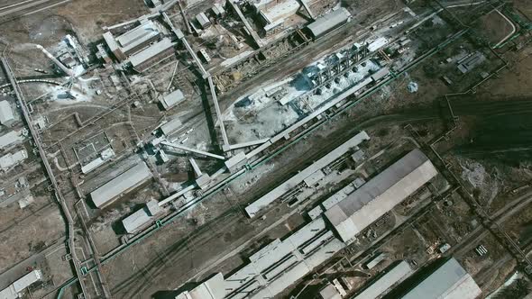 Aerial of Large Factory