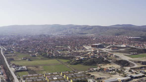 Buildings And Roofs Aerial View