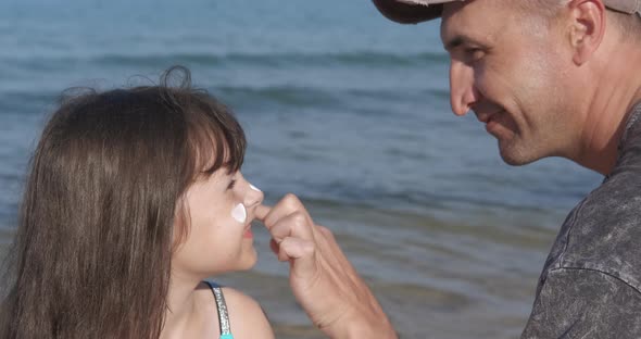 Child with Sunscreen