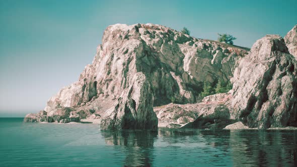 Rock Formation on the Costa Brava