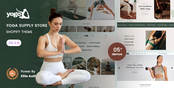 Yogo - Yoga Supply Shopify 2.0 Theme