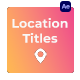 Location Titles - VideoHive Item for Sale