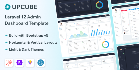 Upcube - Laravel 12 Admin & Dashboard Template