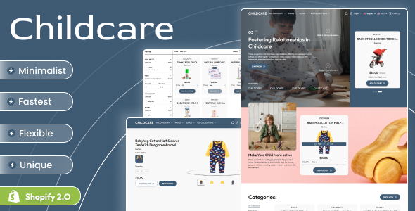 Childcare - Kids Toys Store Responsive Shopify 2.0 Theme