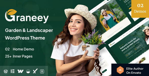 Graneey - Garden & Landscaping WordPress Theme