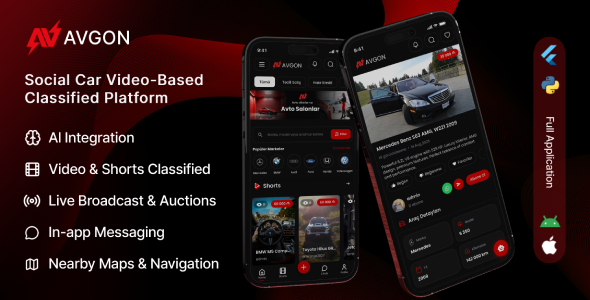 Avgon Autos - Social Car Classified Application