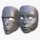 Cybernetic Male and Female Masks - 3DOcean Item for Sale