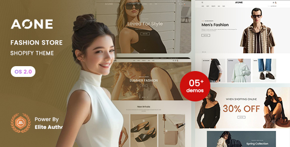 Aone - Fashion Store Responsive Shopify 2.0 Theme