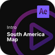Intro - South America Map After Effects Project Files - VideoHive Item for Sale
