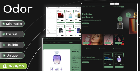 Odor - Perfume Store Shopify 2.0 Store