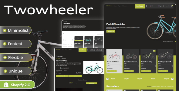 Two Wheeler - Bikes & Cycling Shopify Theme OS 2.0