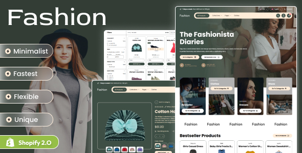 Fashion - Shopify 2.0 eCommerce Theme