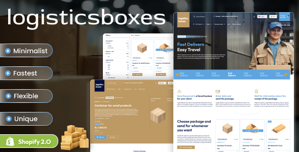 Logistics Boxes - Transport Shopify 2.0 Theme