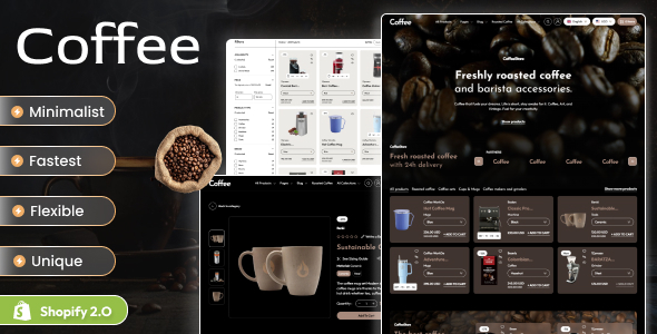 Coffee - Shopify 2.0 eCommerce Theme
