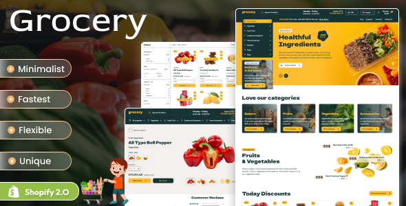 Grocery - Shopify 2.0 eCommerce Theme
