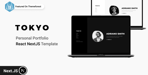 Tokyo - Personal Portfolio React Next JS Template