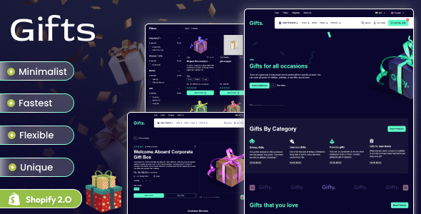 Gifts - Shopify 2.0 Gifts Shop Theme