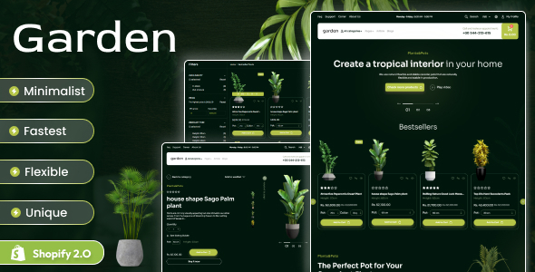Garden - Shopify 2.0 eCommerce Theme
