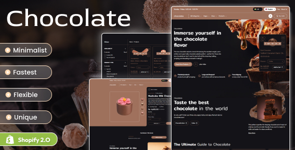 Chocolate - Shopify 2.0 Cake Shop Theme
