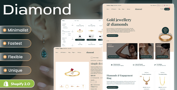 Diamond - Shopify 2.0 Jewelry Theme