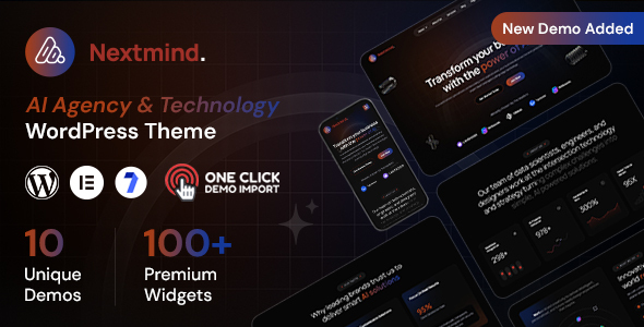 Nextmind - AI Agency & Technology WordPress Theme