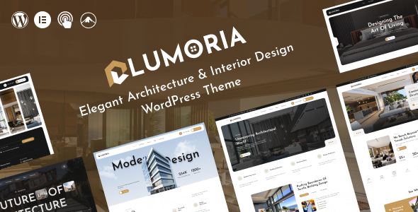 Lumoria -  Architect, Construction WordPress Theme