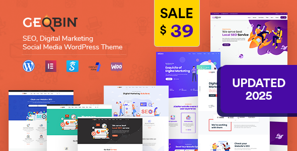 GeoBin | SEO, Startup & SaaS WordPress Theme