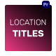 Location Titles - VideoHive Item for Sale