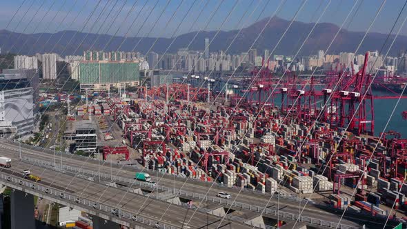 Cargo Terminal in Hong Kong