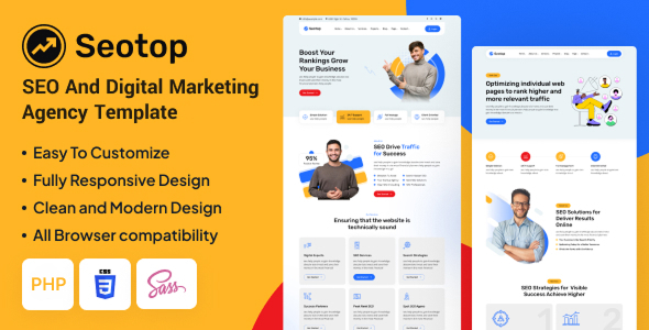 Seotop - SEO And Digital Marketing Agency PHP Template
