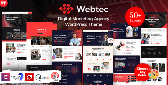 Webtec - Digital Marketing Agency WordPress